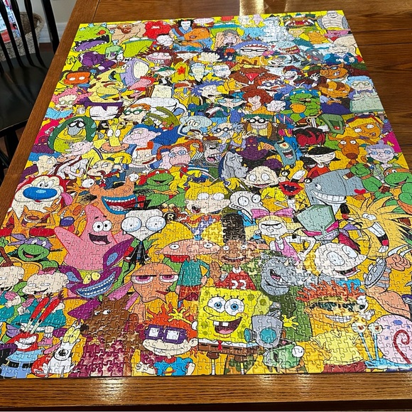 Nickelodeon Aquarius Cartoon Character Puzzle, 3000 pc, Excellent Condition! - Picture 3 of 7